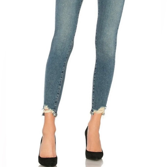 CURRENT/ELLIOTT The Super High Waist Stiletto Jean in Harvey Destroy Sz. 27 - Picture 5 of 8